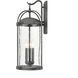 Catalonia 3 Light 24 inch Distressed Zinc Outdoor Wall Sconce
