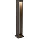Sean Lavin Syntra 120 29 watt Bronze Outdoor Bollard in LED 80 CRI 3000K, No Options, Integrated LED