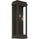 Lundon 3 Light 17.5 inch Olde Bronze Outdoor Wall Light