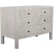 Conrad White Wash Dresser, 6 Drawer