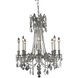 Rosalia 8 Light 24 inch Pewter Dining Chandelier Ceiling Light in Clear, Royal Cut