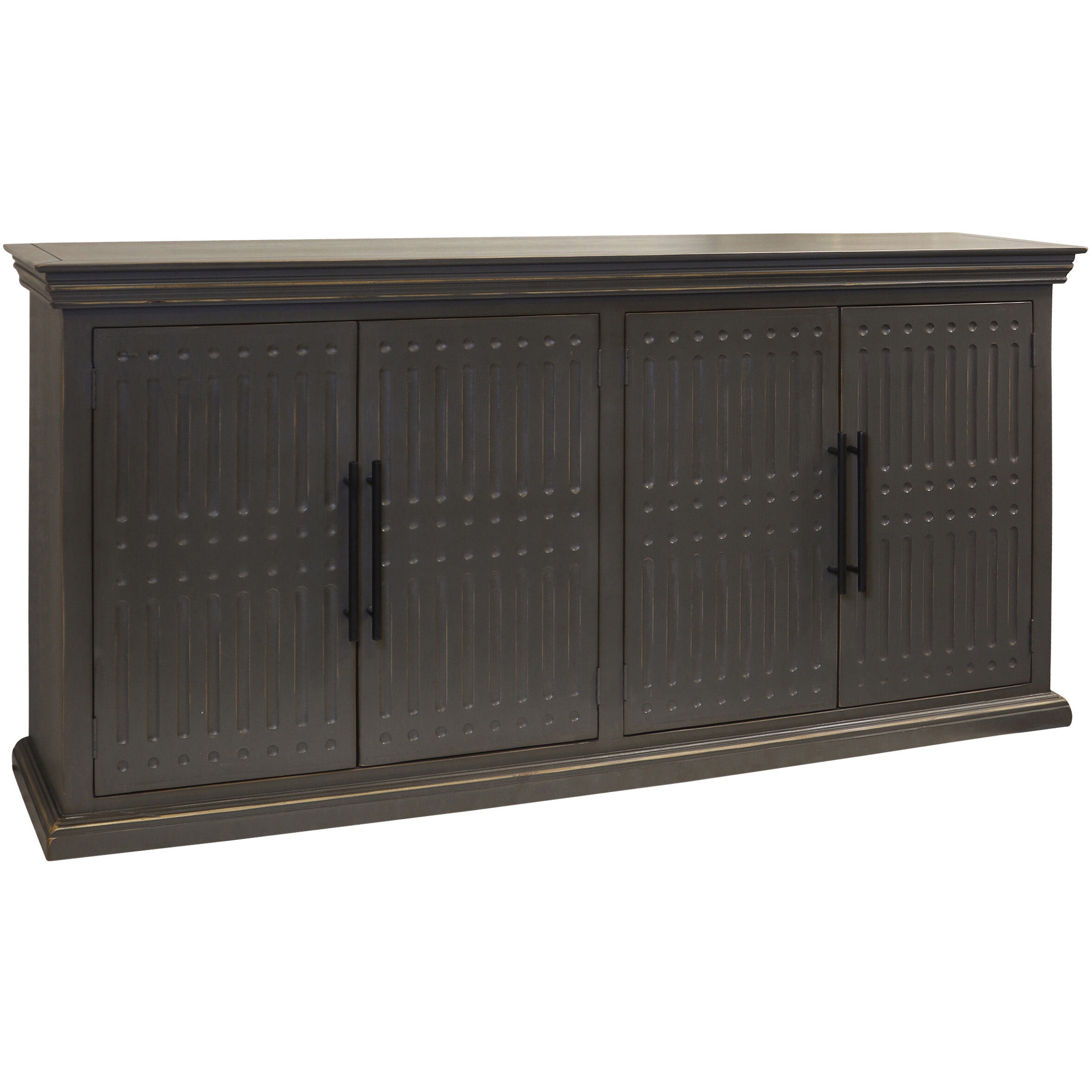 Points 80 X 17 inch Smokey Gray Credenza
