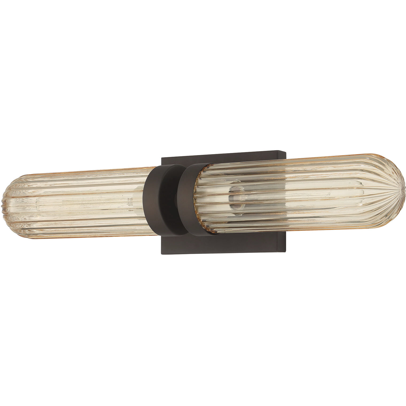 Beverly Glen 2 Light 23 inch Matte Bronze Bath Vanity Wall Light, Medium