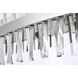 Serephina 8 Light 30 inch Chrome Bath Sconce Wall Light