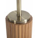 Tambo 30 inch 23.00 watt Natural Ash and Weathered Brass Table Lamp Portable Light