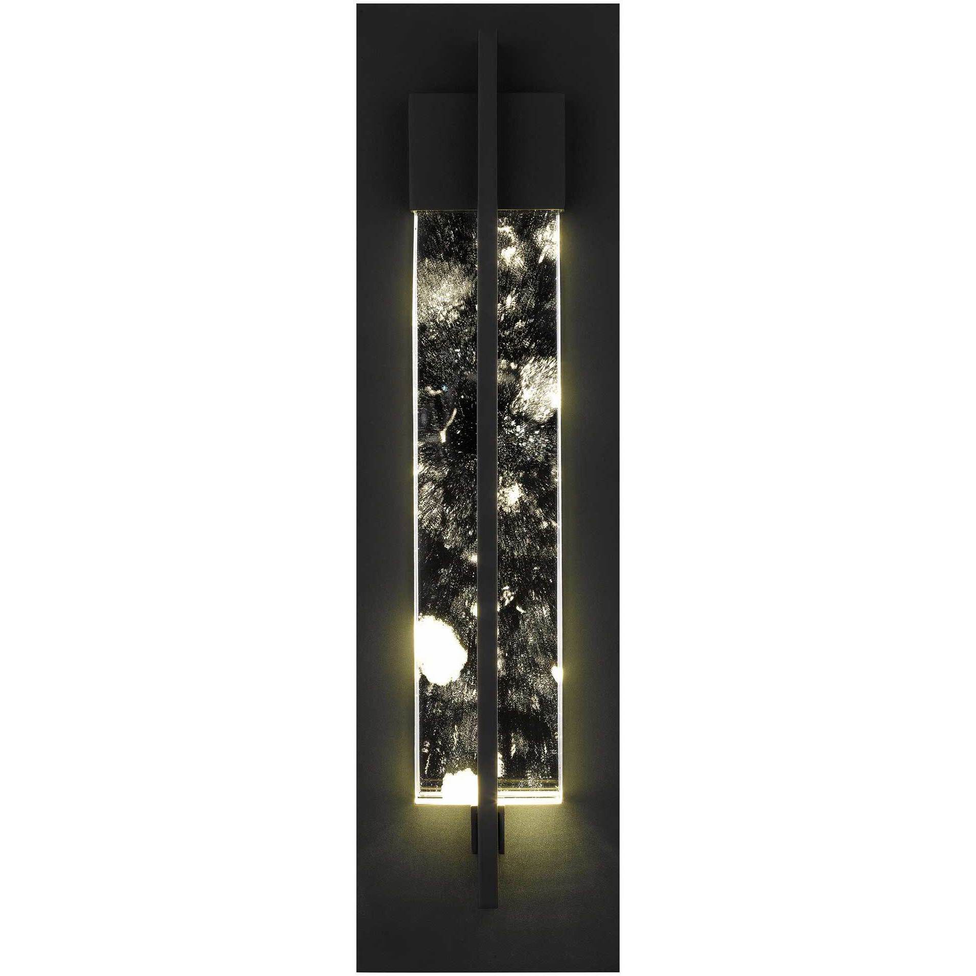 Rivera LED 20 inch Sand Black Outdoor Wall Sconce