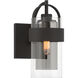 Ravik 1 Light 5 inch Dark Matte Black Bath Sconce Wall Light