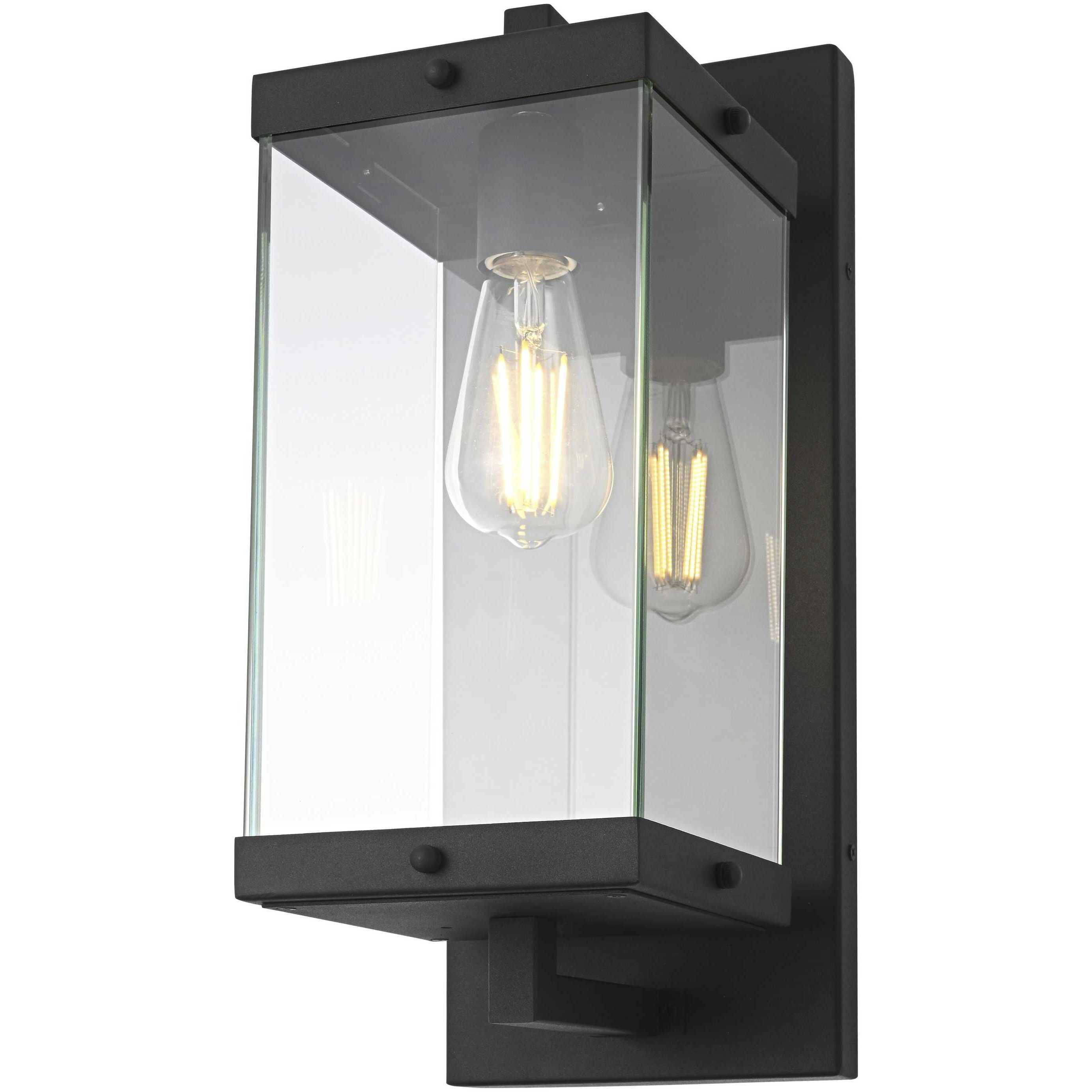 Julien 1 Light 17 inch Black Outdoor Wall Sconce