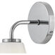 Gio LED 7.25 inch Chrome Bath Light Wall Light