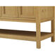 Metropolis 72 X 22 X 34 inch Natural Wood Vanity Sink Set
