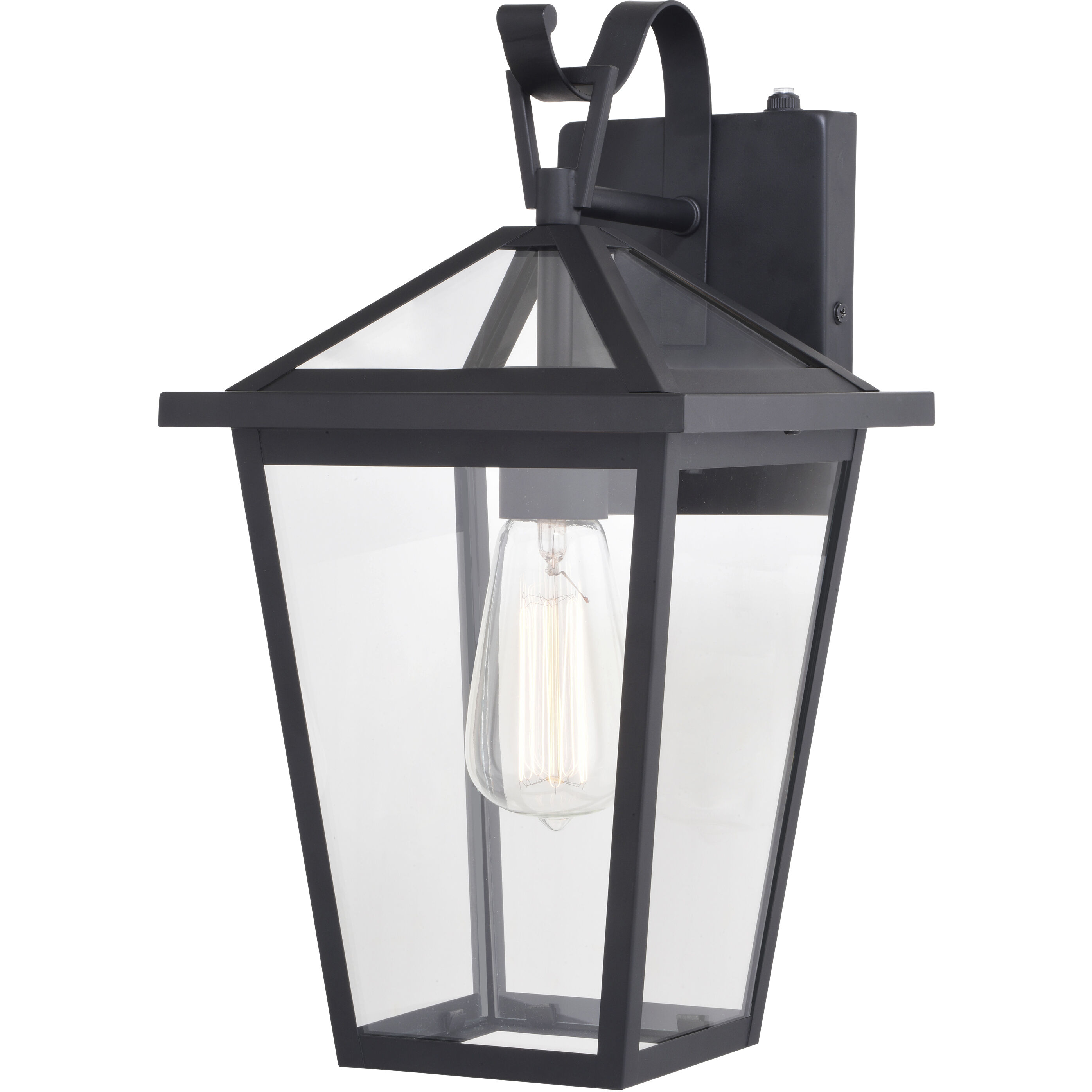 Derby LED 15 inch Matte Black Outdoor Wall