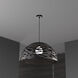 Coral LED 16 inch Black Pendant Ceiling Light