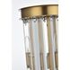 Sydney 2 Light 8 inch Satin Gold Wall Sconce Wall Light in Clear