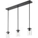 Thayer 3 Light 4.75 inch Matte Black Pendant Ceiling Light