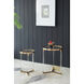Verrill Gold/Clear Accent Table