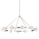 Barclay 12 Light 65 inch Polished Nickel Chandelier Ceiling Light