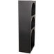 Aqueduct Matte Black Bookcase, A