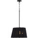 Anton 3 Light 16 inch Matte Black Pendant Ceiling Light