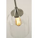 William 1 Light 8 inch Satin Nickel Pendant Ceiling Light
