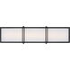 Merick LED 24 inch Dark Matte Black Bath Bar Wall Light