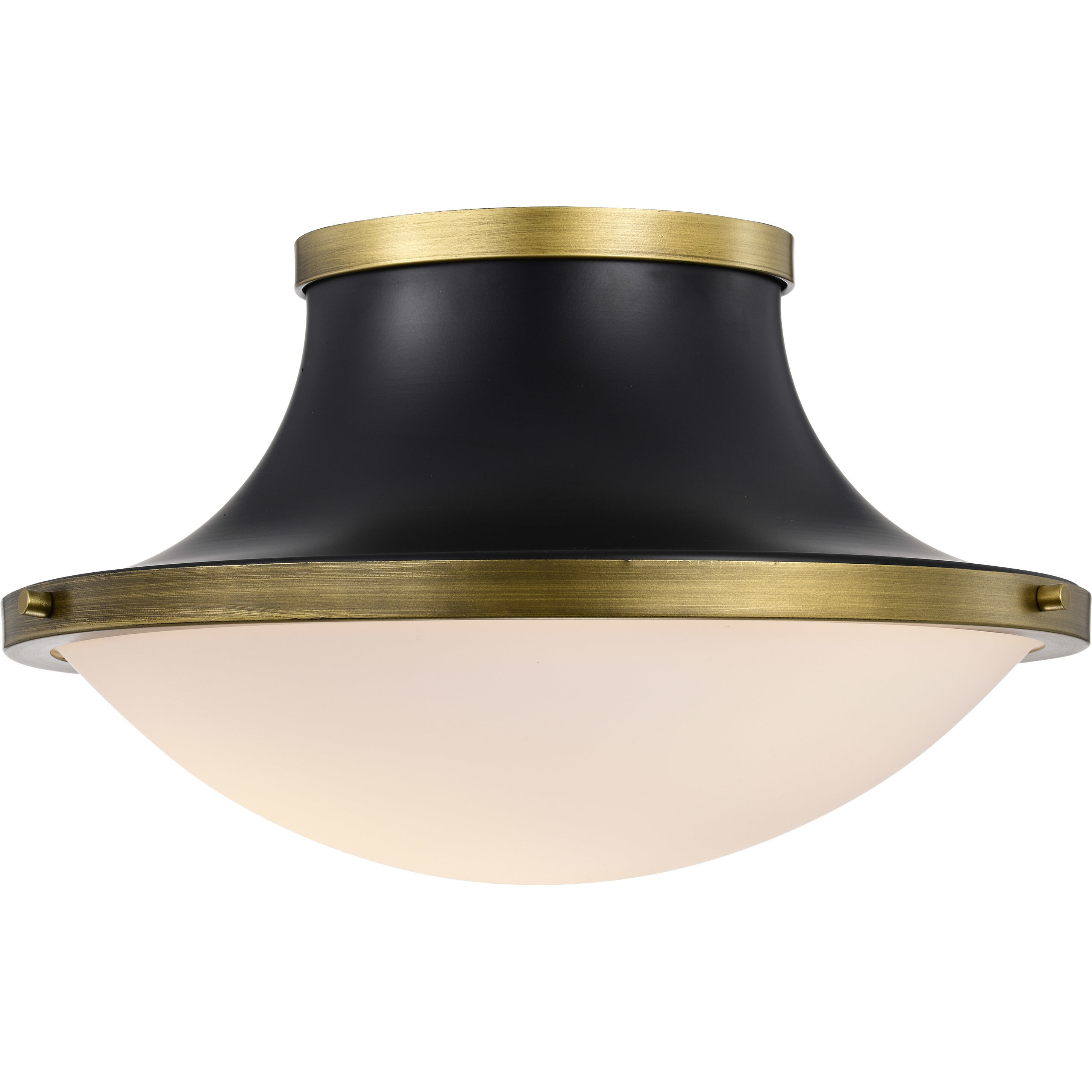 Lafayette 1 Light 18 inch Matte Black Flush Mount Ceiling Light