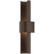 Ossian LED 20 inch Bronze Exterior Wall Sconce