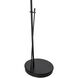 Vertex 83.1 inch 60 watt Black and Sterling Floor Lamp Portable Light in Black/Sterling