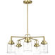 Anders 5 Light 24 inch Satin Brass Chandelier Ceiling Light