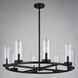 Grantley LED 30 inch Matte Black Chandelier Ceiling Light