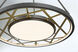 Tribeca LED 28 inch Smoked Iron And Soft Brass Pendant Ceiling Light