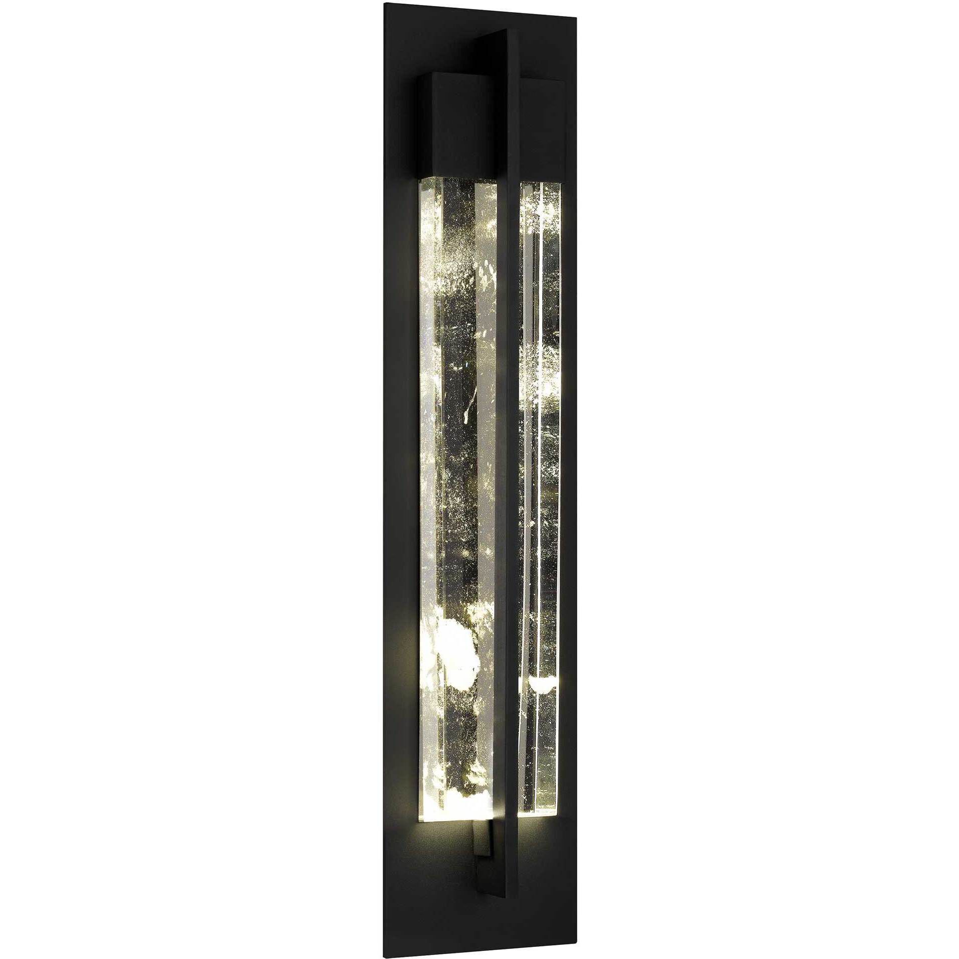 Rivera LED 26 inch Sand Black Outdoor Wall Sconce