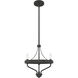 Merlin 12 inch Noble Bronze Chandelier Ceiling Light