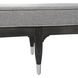 Cameron Gray and Charcoal Black Washed Chair Bench
