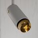 Exhaust Spot LED 2.36 inch Stone / Brass Flush Mount Ceiling Light