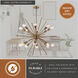 Estelle 16 Light 36 inch Natural Brass Pendant Ceiling Light