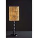 Norfolk 30 inch 40.00 watt Black Wood Table Lamp Portable Light