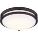Madison LED 19 inch Oil Rubbed Bronze Flush Mount Ceiling Light