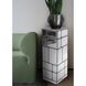 Braque 36 X 12 inch Smokey Gray and Black Pedestal