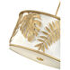 Botanica LED 16 inch Burnished Gold Foyer Light Ceiling Light, Pendant/Semi-Flush Mount