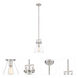Newton Newton Cone LED 8 inch Brushed Satin Nickel Mini Pendant Ceiling Light