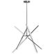 Stix LED 50 inch Chrome Chandelier Ceiling Light