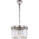 Sydney 3 Light 16 inch Polished Nickel Pendant Ceiling Light, Urban Classic