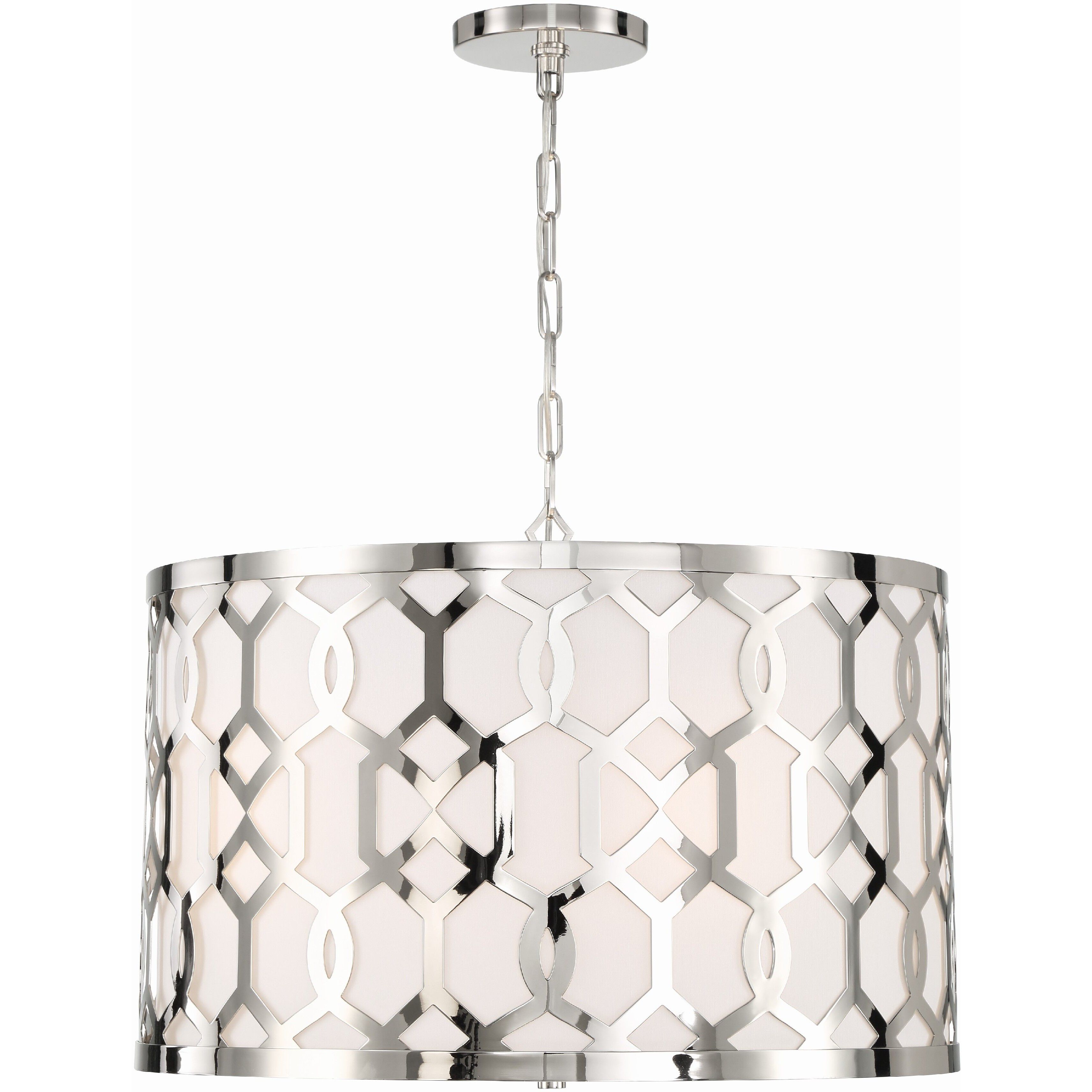 Jennings 5 Light 24.25 inch Polished Nickel Pendant Ceiling Light
