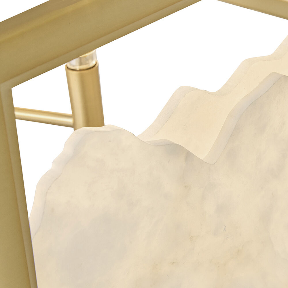 Veleta 8 Light 36 inch Lacquered Brass Chandelier Ceiling Light, Drum