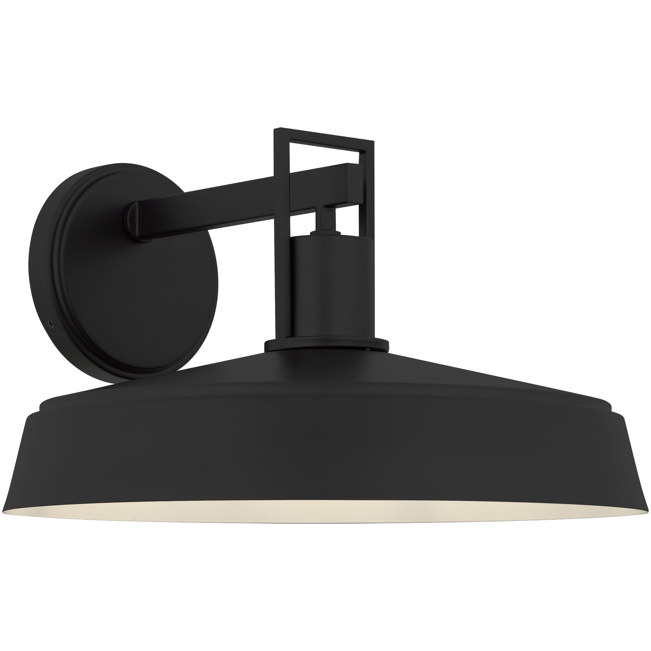 Karson 1 Light 9.75 inch Matte Black Outdoor Wall Lantern