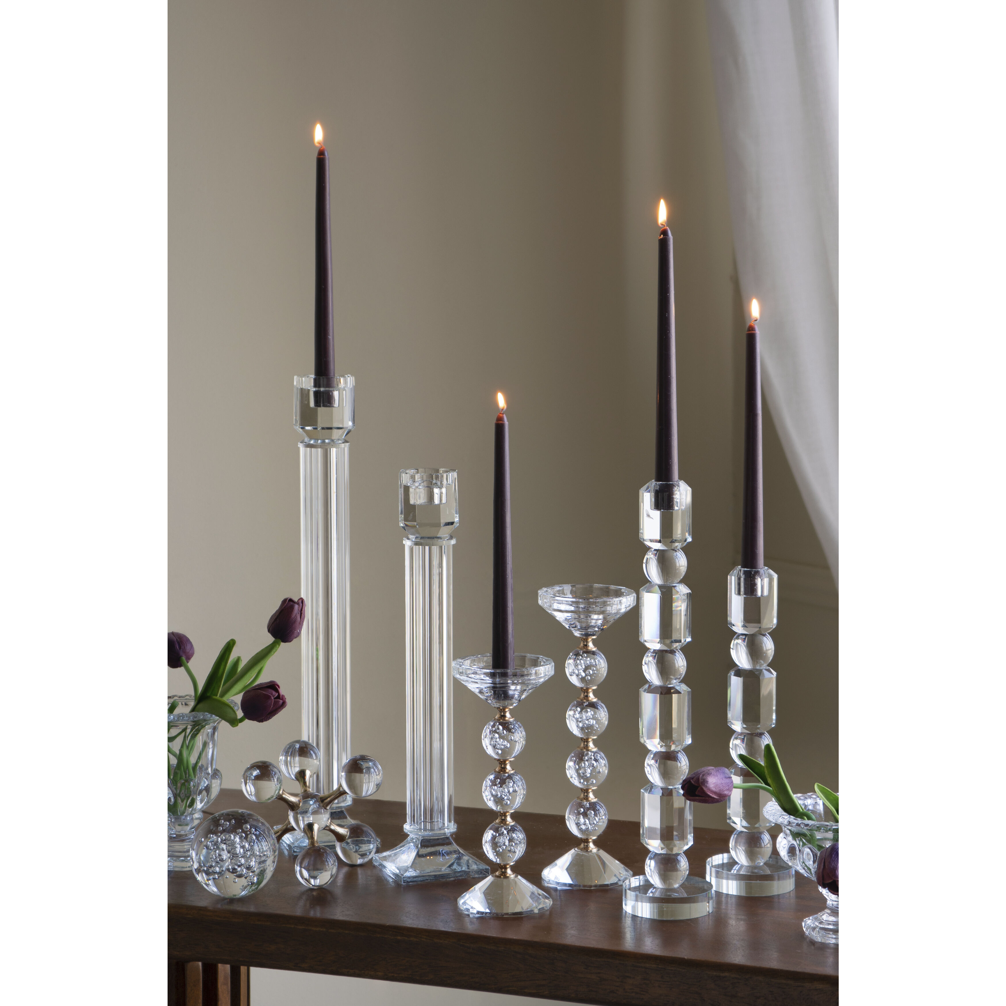 Anita 15 X 3.5 inch Candle Holder