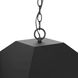 Chapel 4 Light 18.12 inch Textured Black Outdoor Pendant