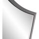 Gentry 41 X 29 inch Graphite Wall Mirror