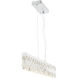 Curio LED 45.25 inch Chrome Island Light Ceiling Light