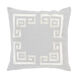 Milo 20 X 20 inch Light Gray and Beige Throw Pillow